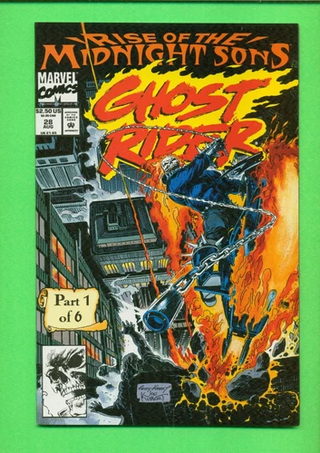 RISE OF THE MIDNIGHT SONS GHOST RIDER 1992 PARTS 1-6  FIVE ARE POLYBAGGED/SEALED