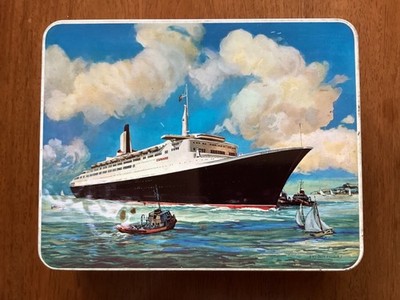 Cunard - QE2 - Bicuit Tin - Huntley & Palmers 1969