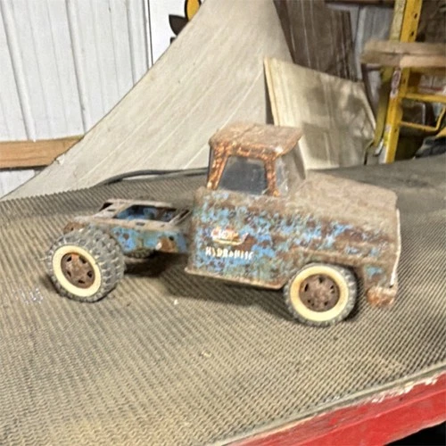 Tonka Vintage Tin Toy Truck Tin Material Collectible for Ages 8-11 Years