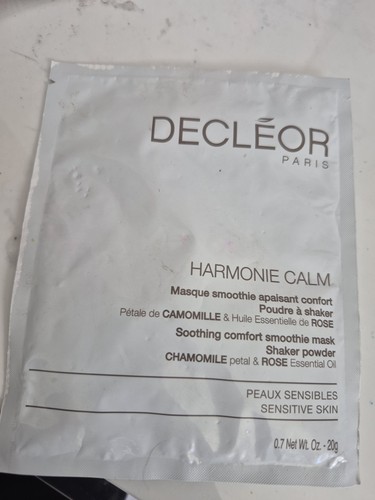 DECLEor Harmony Calm Professional Face Mask Smoothi3 Soothing Comfort 20g - Picture 2 of 3