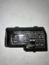 1999 Honda Prelude engine bay fuse box lid cover - black OEM 97-01