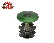 ALTA 1-1/8" Headset Top Cap w/ Star Nut Green Alloy Stem Fork Compression Cap.
