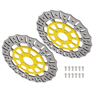 Pair of Front Brake Disc 299mm for Harley Davidson Softail Dyna 2015-2024 5.0mm
