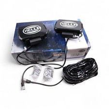 1 Pair of HELLA 12v/24v Valuefit LED Spotlights & Covers, Wiring 1FE 358 154-051