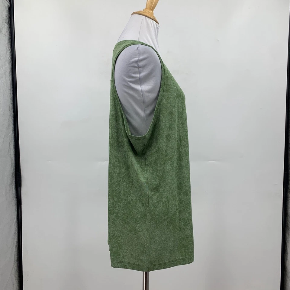 Camiseta sin mangas Columbia para mujer 2XL Olive Bluebird Canyon técnica titanio transpirable Foto 3 de 4