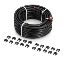 Air Compressor Tubing Kit 3/4" x 100ft HDPE Aluminum Piping System Compressed...