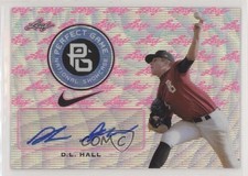 2016 Leaf Perfect Game National Showcase Metal 5/7 DL Hall #BA-DLH Auto 1b3