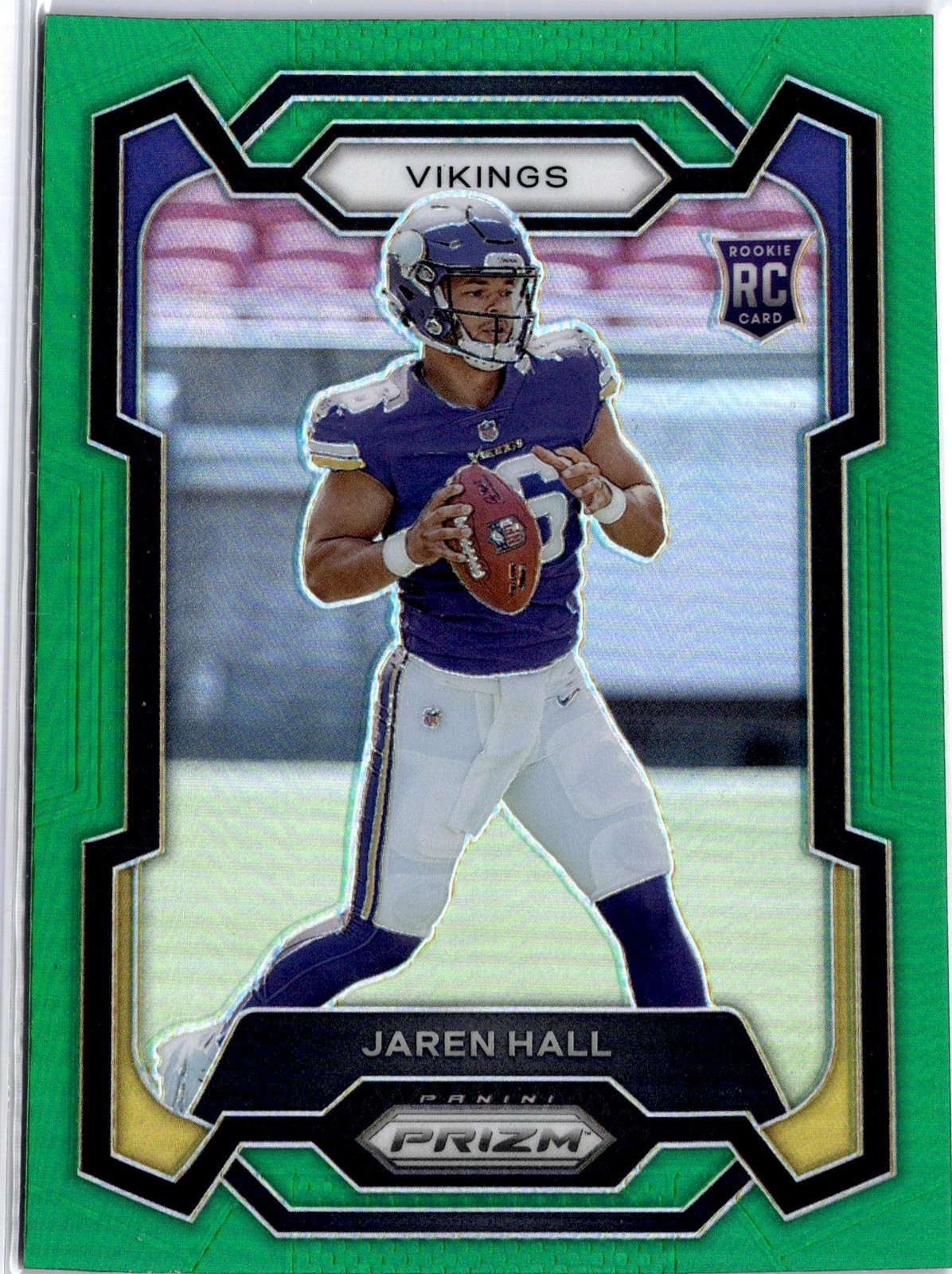 2023 Panini Prizm #367 Jaren Hall Green Wave