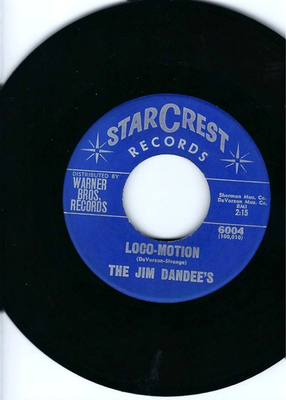 #ad GARAGE SURF THE JIM DANDEE#x27;S quot;LOCO MOTIONquot; quot;GREEN GRASS OF TEXASquot; STARCREST $7.99