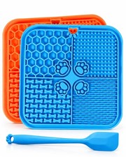 Lick Mat for Dogs, Slow Feeder with Suction Cups for Dog Anxiety Relief