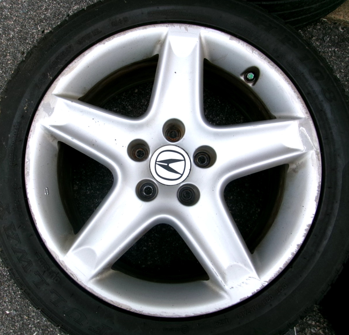 17" 2006 Acura TL 5 spoke Alloy Wheel Rim
