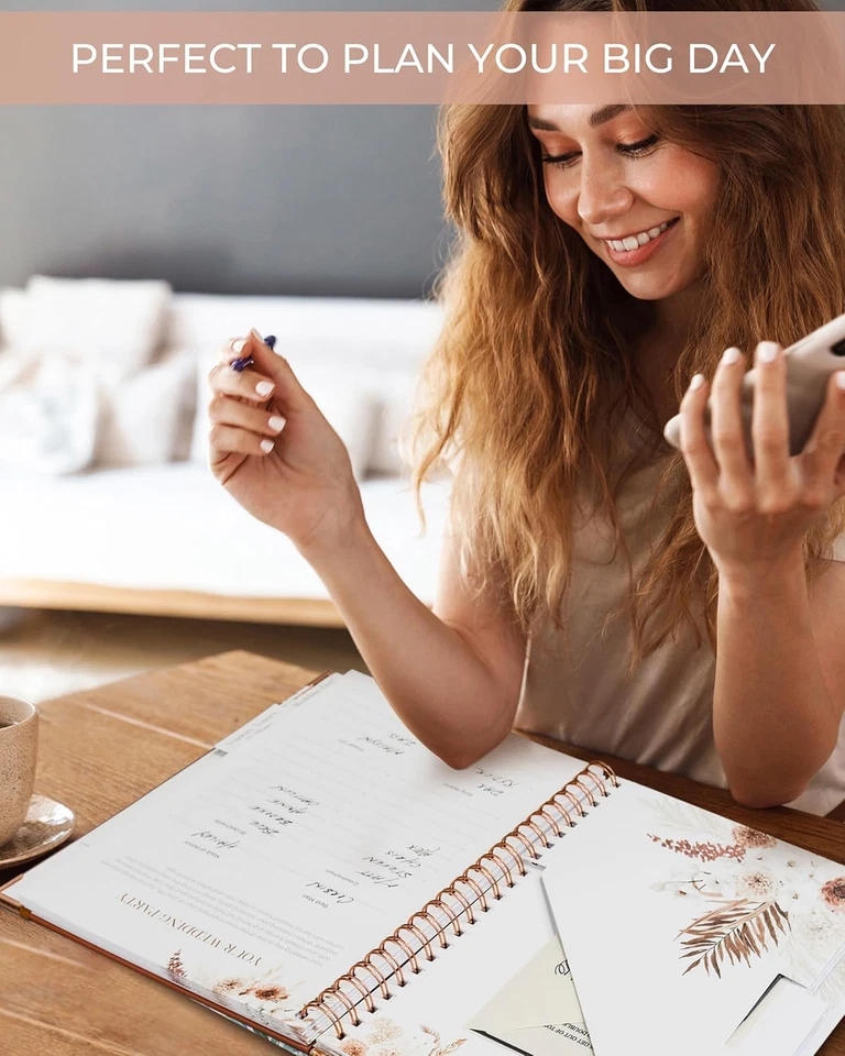 Boho Wedding Planner Book and Organizer, 9 X 11 Inches - image 4 of 4