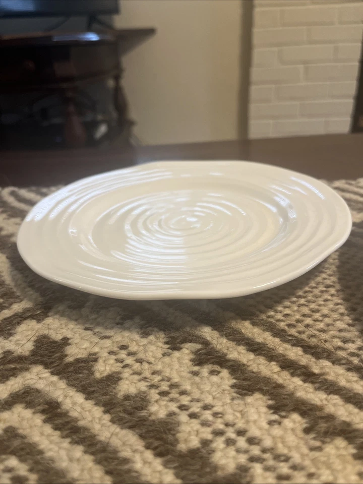 Portmeirion Sophie Conran 4-Pc Place Setting White Dinner Salad Plate Bowl Mug - Image 4 of 4