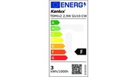 GU10 Tomiv2 2,9W GU10-CW 295Lm 6500K Tomi 34963 Led Leuchtmittel
