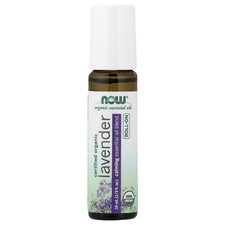 Organic Essential Oils, Lavender Roll-On, 1/3 fl oz 10 ml 