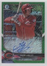 2018 Bowman Chrome Green Shimmer Refractor 92/99 Gavin LaValley #CPA-GL Auto 0q5