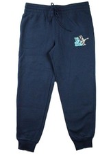 True Religion Mens Joggers Pants L Sweatpants Warm-Ups Drawcord Waist Navy 109