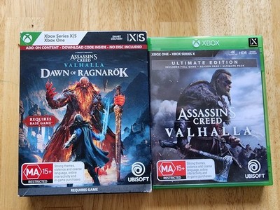 Xbox series X Assassin's Creed Valhalla Game (USED) + Dawn Of Ragnarok DLC (NEW)