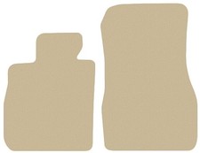 Front Autoteppiche Velour für BMW 8 G16 Gran Coupe 2019-..., Beige x14 Rand