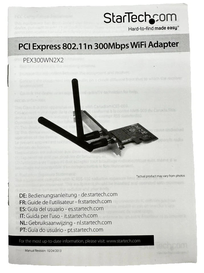 Lot of 16x StarTech PEX300WN2X2 PCI Express 802.11n 300 Mbps Wifi Adapter - Image 4 of 4
