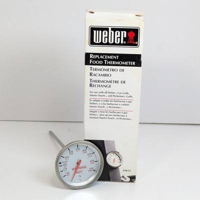 Weber Brand 9815 Gas  Grill Replacement Thermometer 2000 Vintage NEW