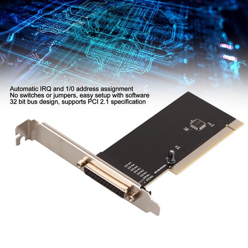 PCI Parallel Port Karte Automatische Zuweisung 32 Bit Bus Design PCI Karte@ - Bild 12 von 23