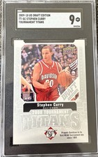 2009 Steph Curry RC - U.D. Draft Edition #TT-SC - Tournament Titans - SGC 9 MINT