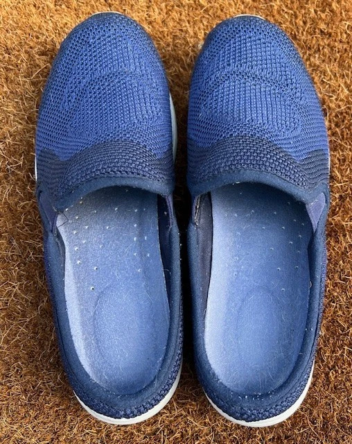 Skechers серый легко расслабленный подходит памяти пены с воздушным охлаждением скольжения на обувь женщин размер 7,5 - Изображение 4 из 4