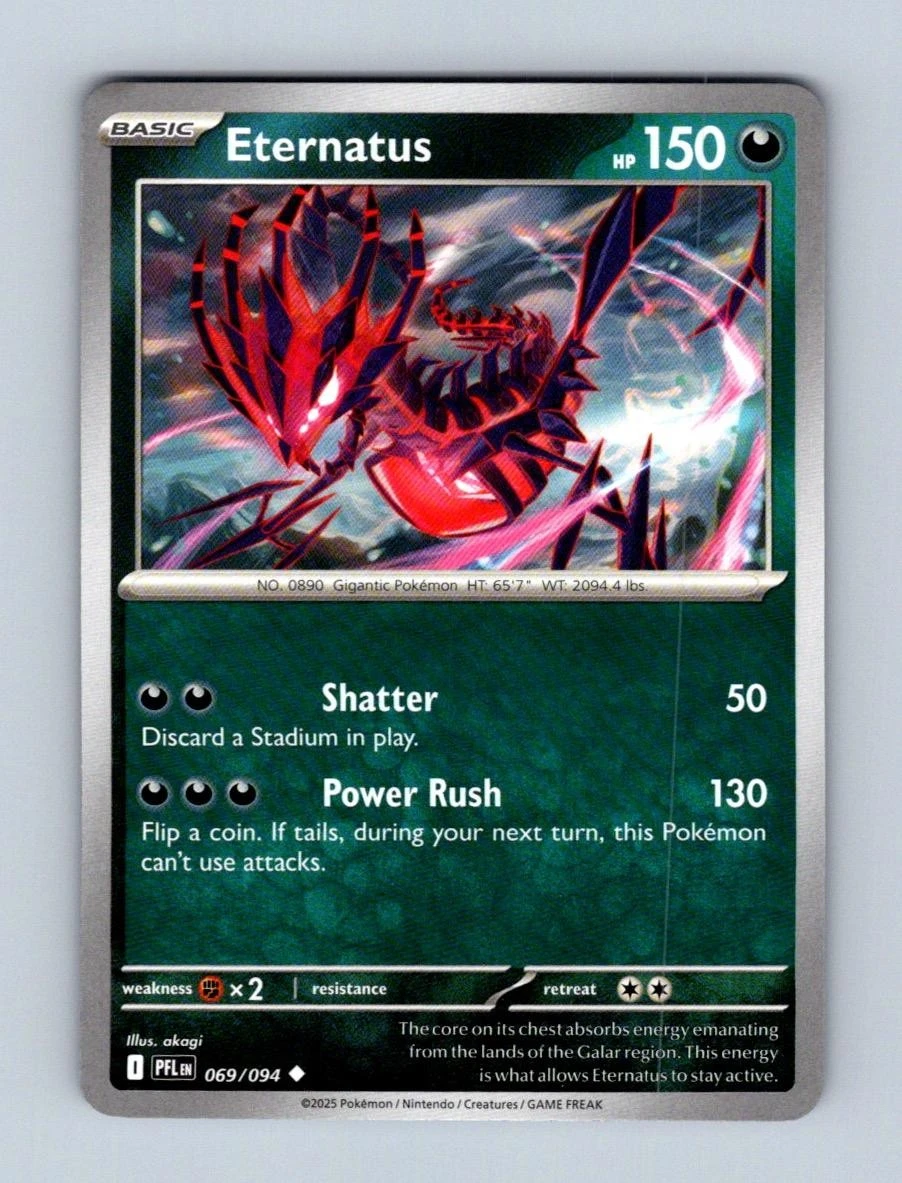 eternatus pokemon card value Promo V SWSH044 [1] Power Accelerator (30) You may attach a Darkness Energy card from your hand to 1 of your Benched Pokmon Eternatus - 141/191 - Surging