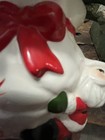 Vintage Ceramic Christmas Santa Planter & Sack w/ Candy Canes & Greenery Rare! — photo 8