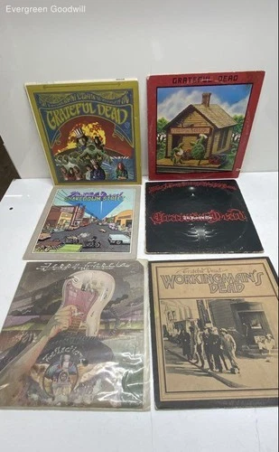 6pc VTG Vinyl LP Lot The Grateful Dead UNTESTED