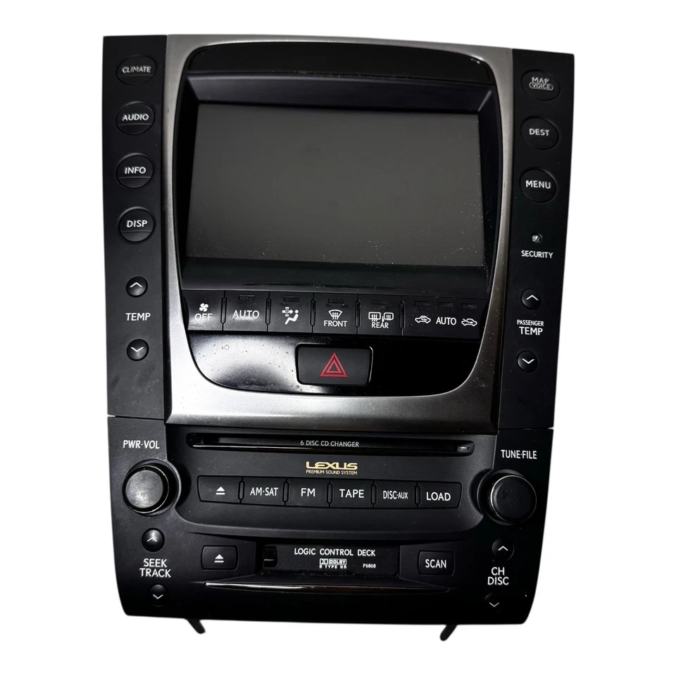 🥇2010-2011 LEXUS GS350 GS430 RADIO NAVEGACIÓN GPS PANTALLA CD OEM Foto 2 de 4