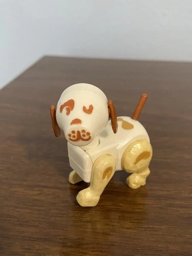 Vintage Fisher-Price Little People Farm Dog Figure 915 Hong Kong 1970s Toy