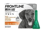 FRONTLINE PLUS Small DOG Flea Lice and Tick Treatment 6 Pipette kill fleas