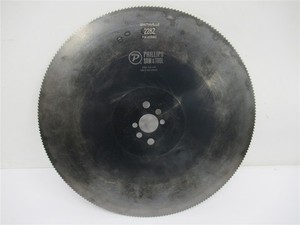 Phillips Saw & Tool, 370mm x 2.5mm x 32mm HSS Cold Saw Blade- B Grind (REGRIND)