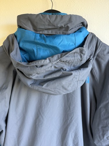 The North Face 3-in-1 Jacket Men's Large Blue Hooded Ski Snow Weatherproof - Picture 15 of 24