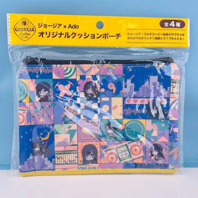Ado × Georgia Coffee Original Cushion Pouch 8in 2025 Promo Japan Rare New #2