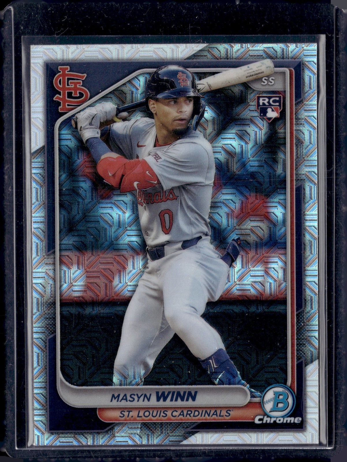 2024 Bowman Chrome #61 Masyn Winn Mojo Refractors