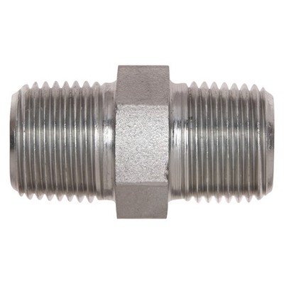 Gates G60115-0404 1/4''-18 Male Pipe NPTF to Male Pipe NPTF 90° Coupling
