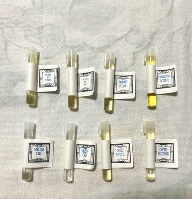 Nui Cobalt Mini Perfume Lot   8 Cozy Comfort Scents (Self-Care, Soft Musk, Cats)