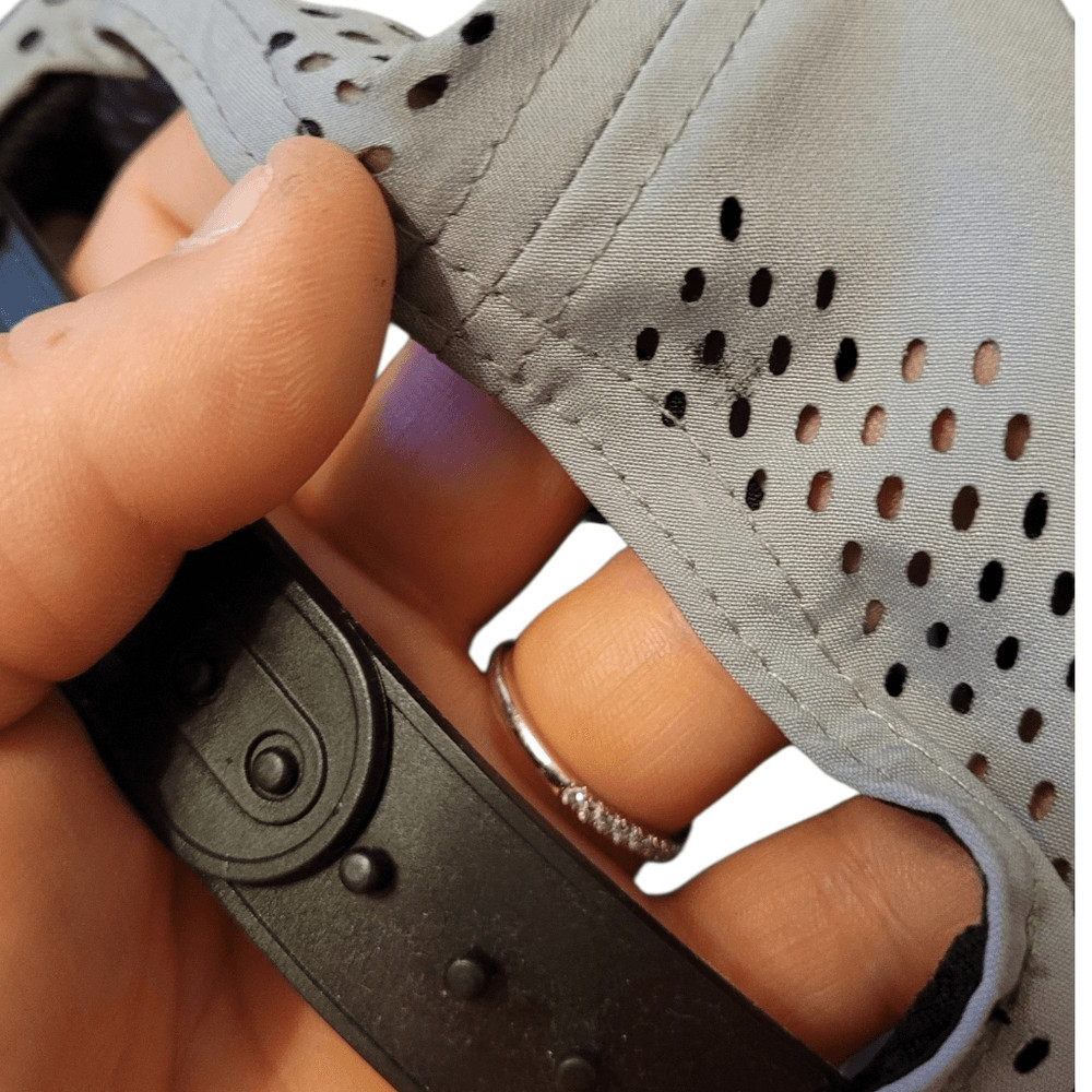 Adidas Grey Performance Material Baseball Hat Men… - image 4