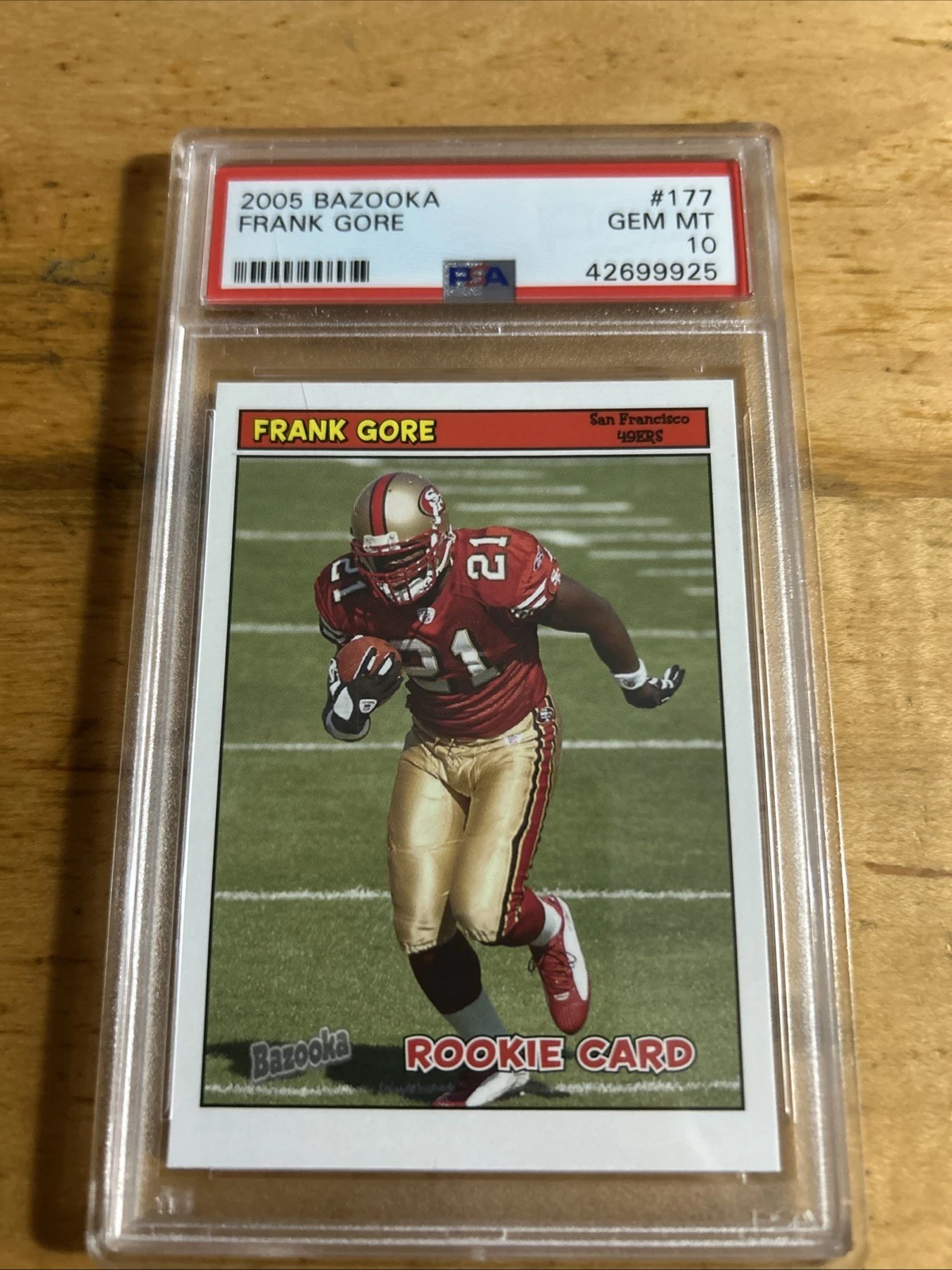 Frank Gore Bazooka #177 Base