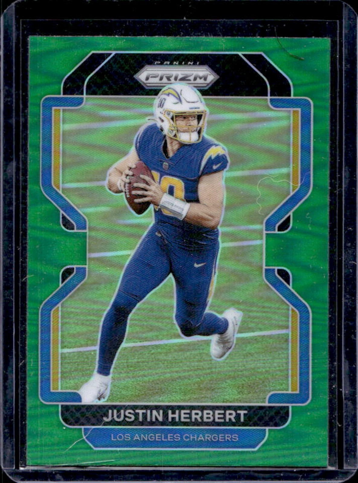 2021 Prizm Justin Herbert Green #169 Chargers