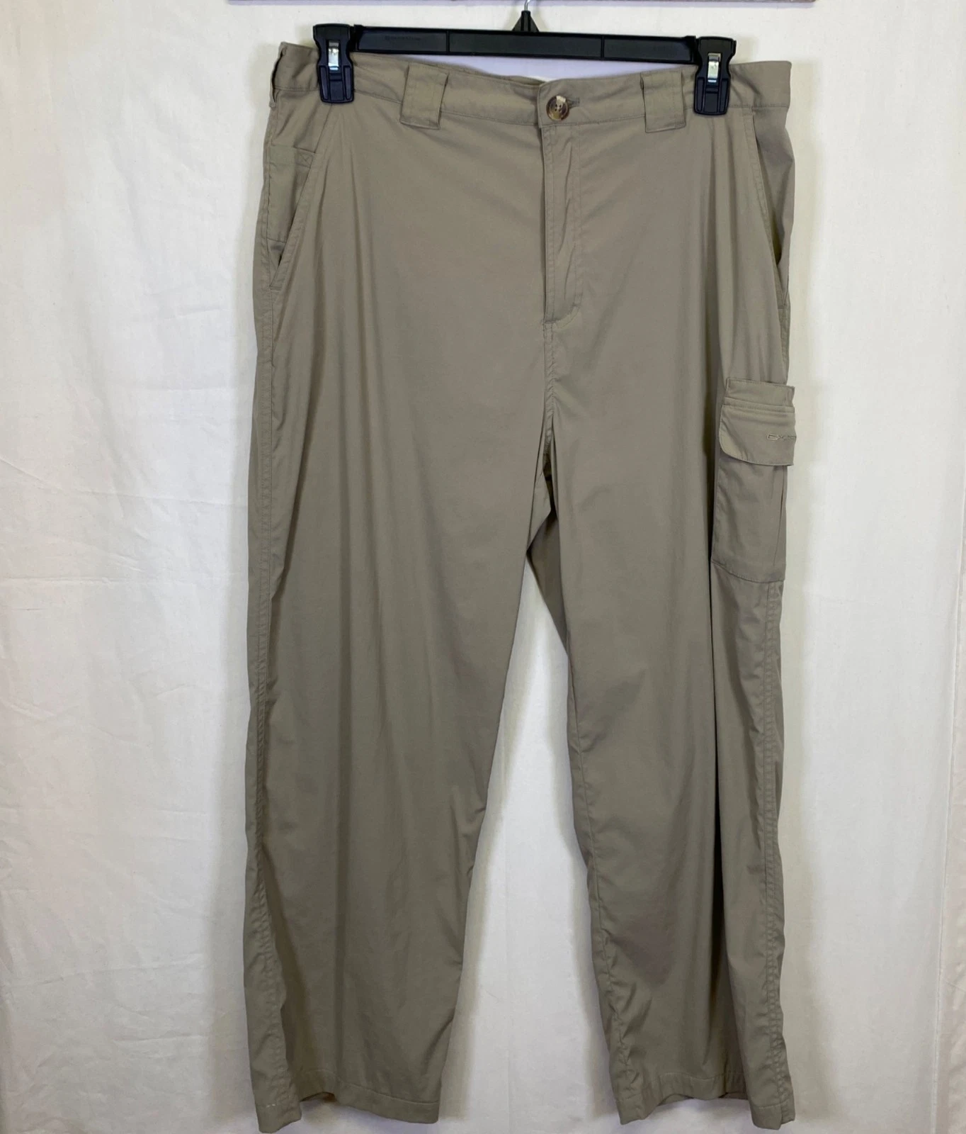 Exofficio Pants Mens 36 Beige Cargo Outdoors Hiking Climbing Lightweight