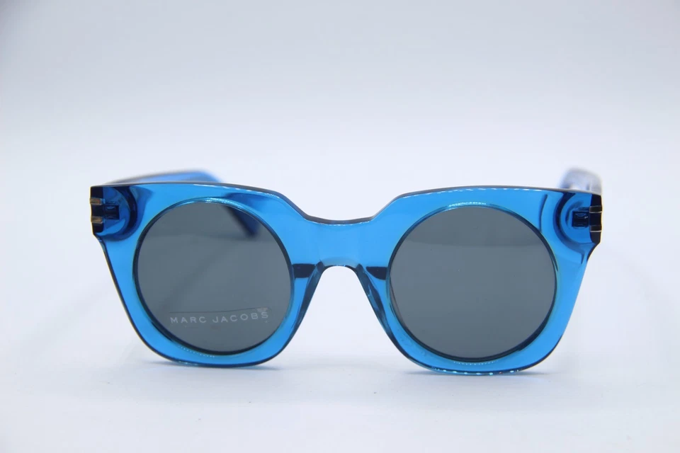 NUEVAS GAFAS DE SOL MARC JACOBS MJ 532/S 428BN AZUL CLARO MARCOS AUTÉNTICOS 45-26 Foto 2 de 4