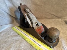 Vintage Montgomery Wards Lakeside Wood Plane 9”. Exactly As Pictured 2” Wide Cut
