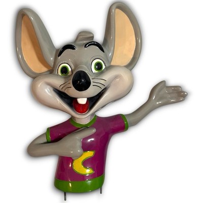 RARE: Chuck E Cheese's ''Photo Ride Statue'' In Store Ride Collectible E4 