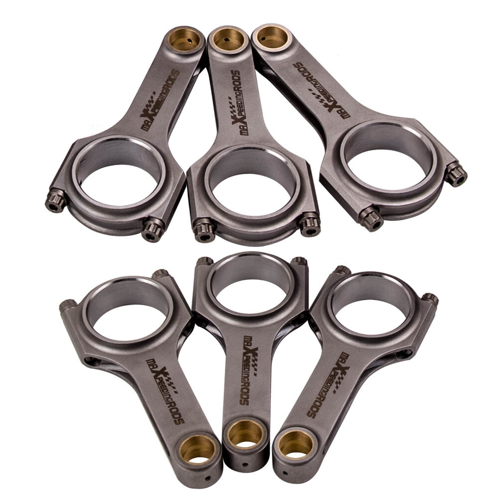 Forged Steel Connecting Rod Conrods for BMW S38 B35 M5 M6 144mm ARP Bolt 1988