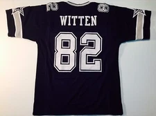 UNSIGNED CUSTOM Sewn Stitched Jason Witten Blue Jersey - M, L, XL, 2XL