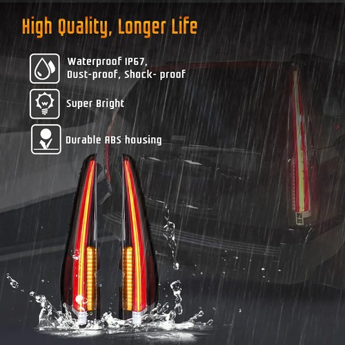 LED Tail Lights For GMC Yukon Chevrolet Tahoe Suburban 2007-2014 Animation pair - Bild 8 von 12